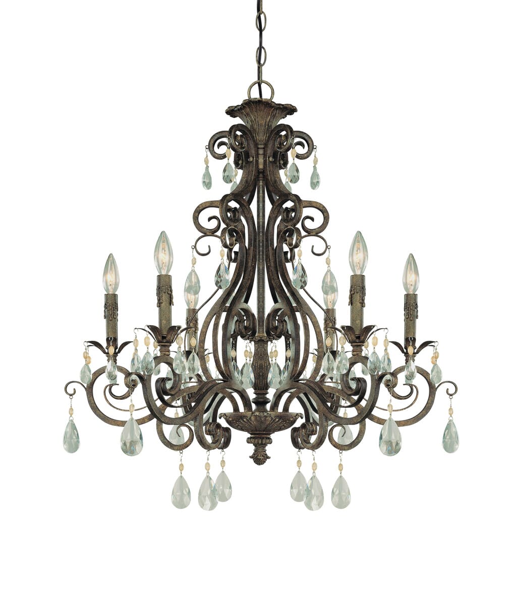 Craftmade Englewood 6-Light Traditional Chandelier in French Roast