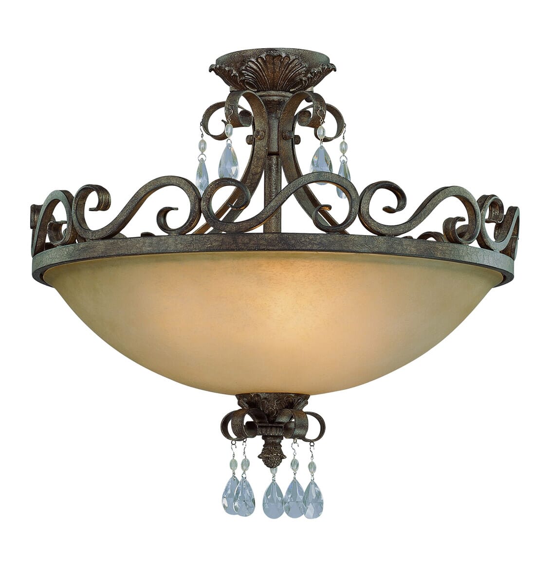 Craftmade Englewood 4-Light 24" Ceiling Light in French Roast