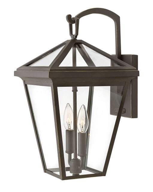 Hinkley Alford Place 2-Light 18" Outdoor Wall Light in Oil Rubbed Bronze