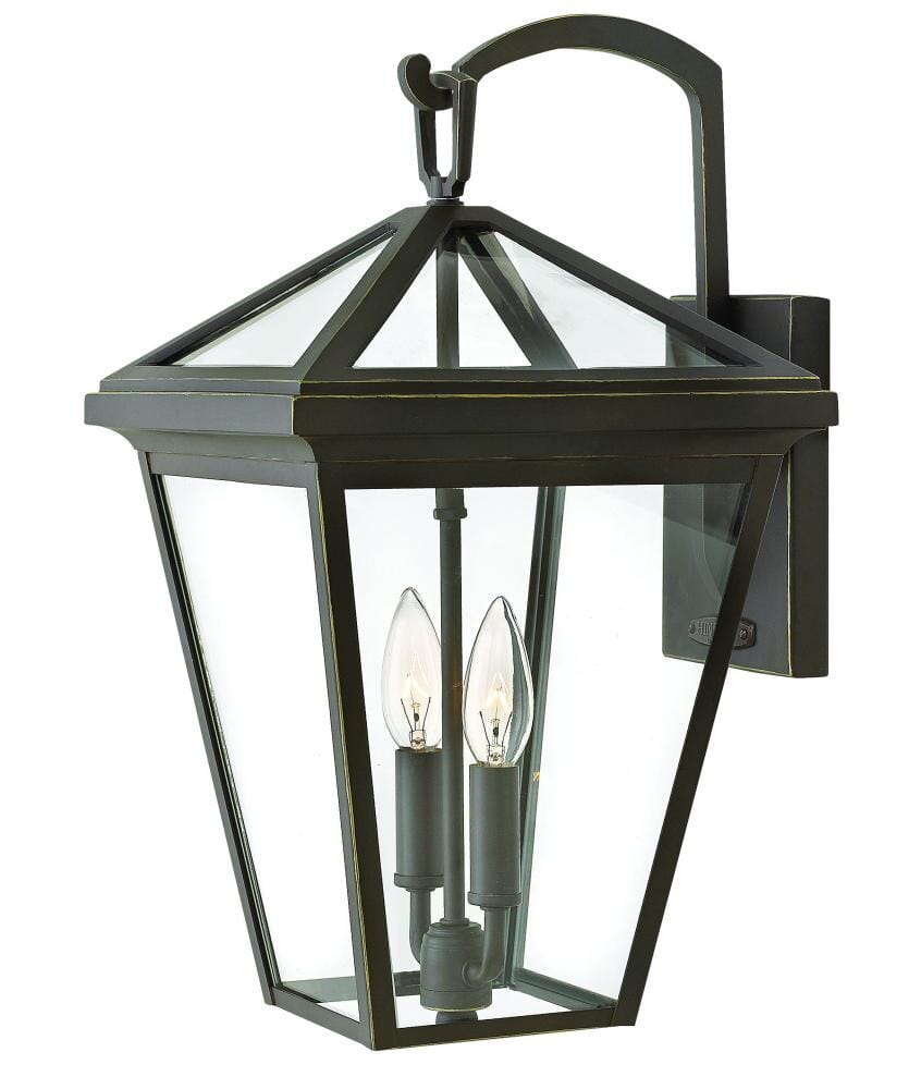 Hinkley Alford Place 2-Light Outdoor Medium Wall Mount in Oil Rubbed Bronze