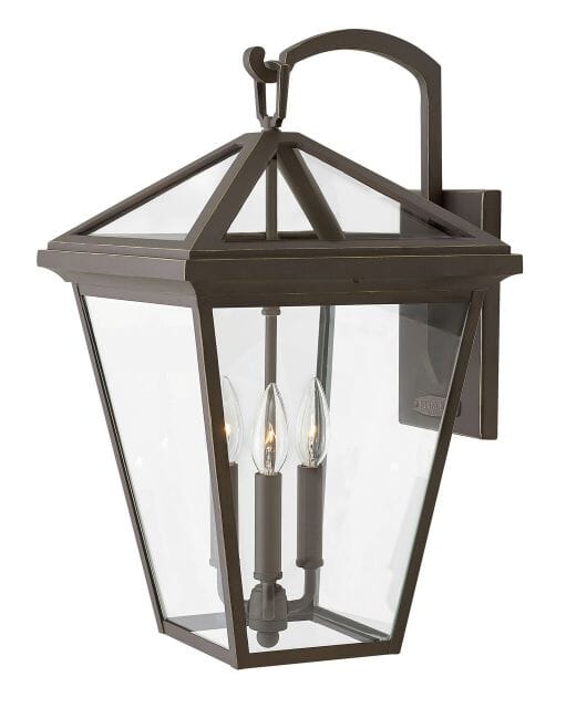 Hinkley Alford Place 3-Light 21" Outdoor Wall Light in Oil Rubbed Bronze