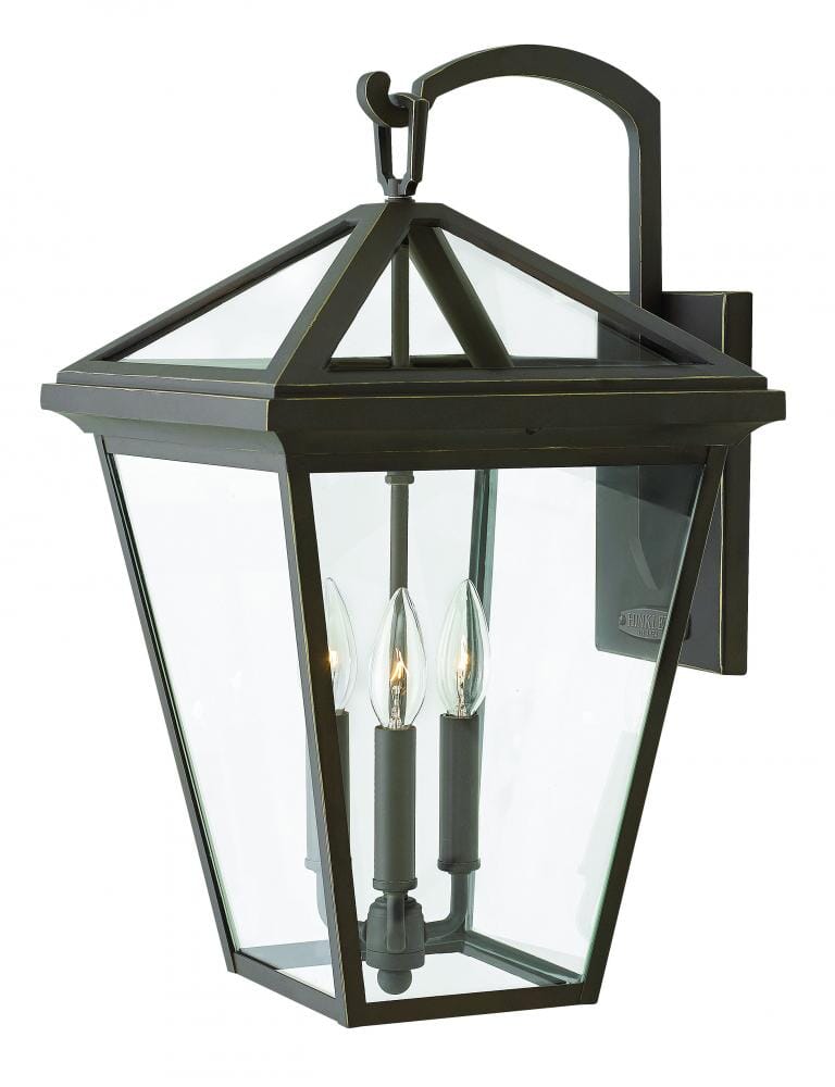 Hinkley Alford Place 3-Light Outdoor Large Wall Mount in Oil Rubbed Bronze