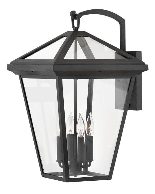 Hinkley Alford Place 4-Light 24" Outdoor Wall Light in Museum Black