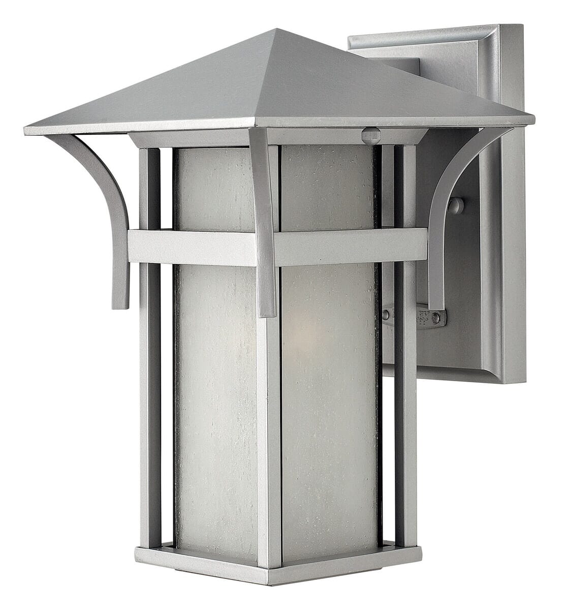 Hinkley Harbor 1-Light Outdoor Small Wall Mount in Titanium