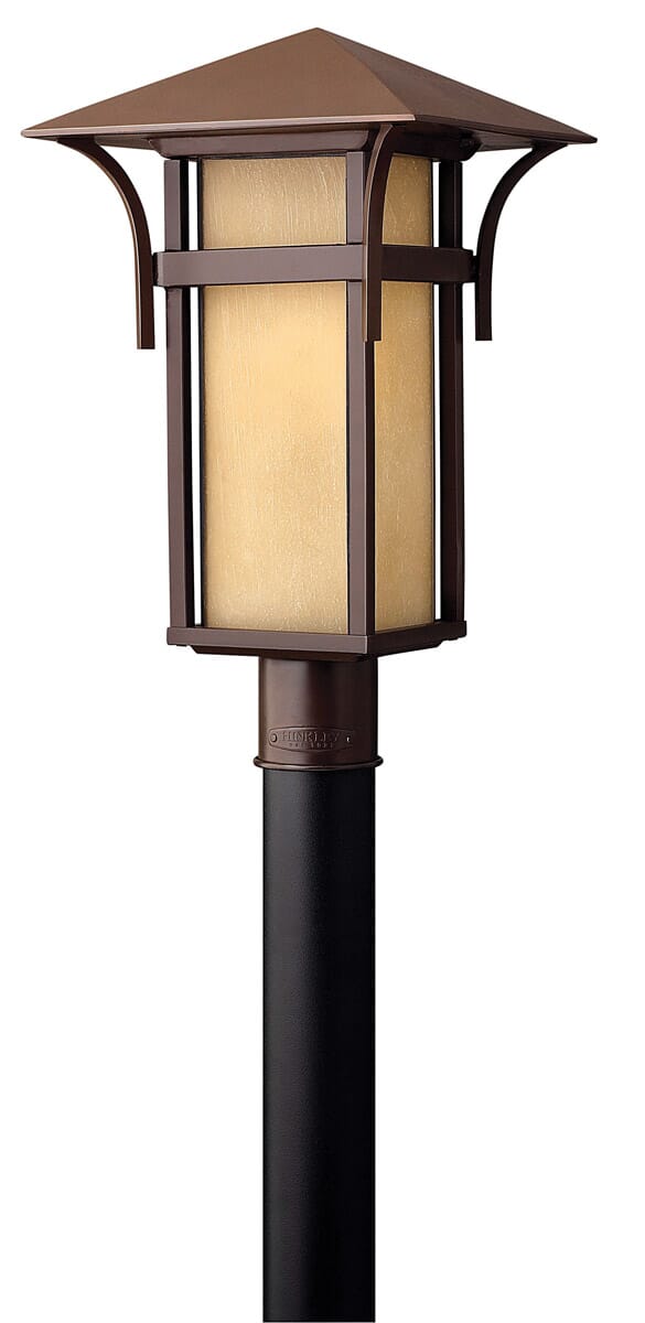 Hinkley Harbor 1-Light Outdoor Post Top Pier Mount in Anchor Bronze