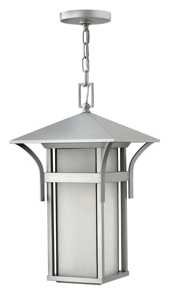 Hinkley Harbor 1-Light LED Outdoor Hanging Light in Titanium