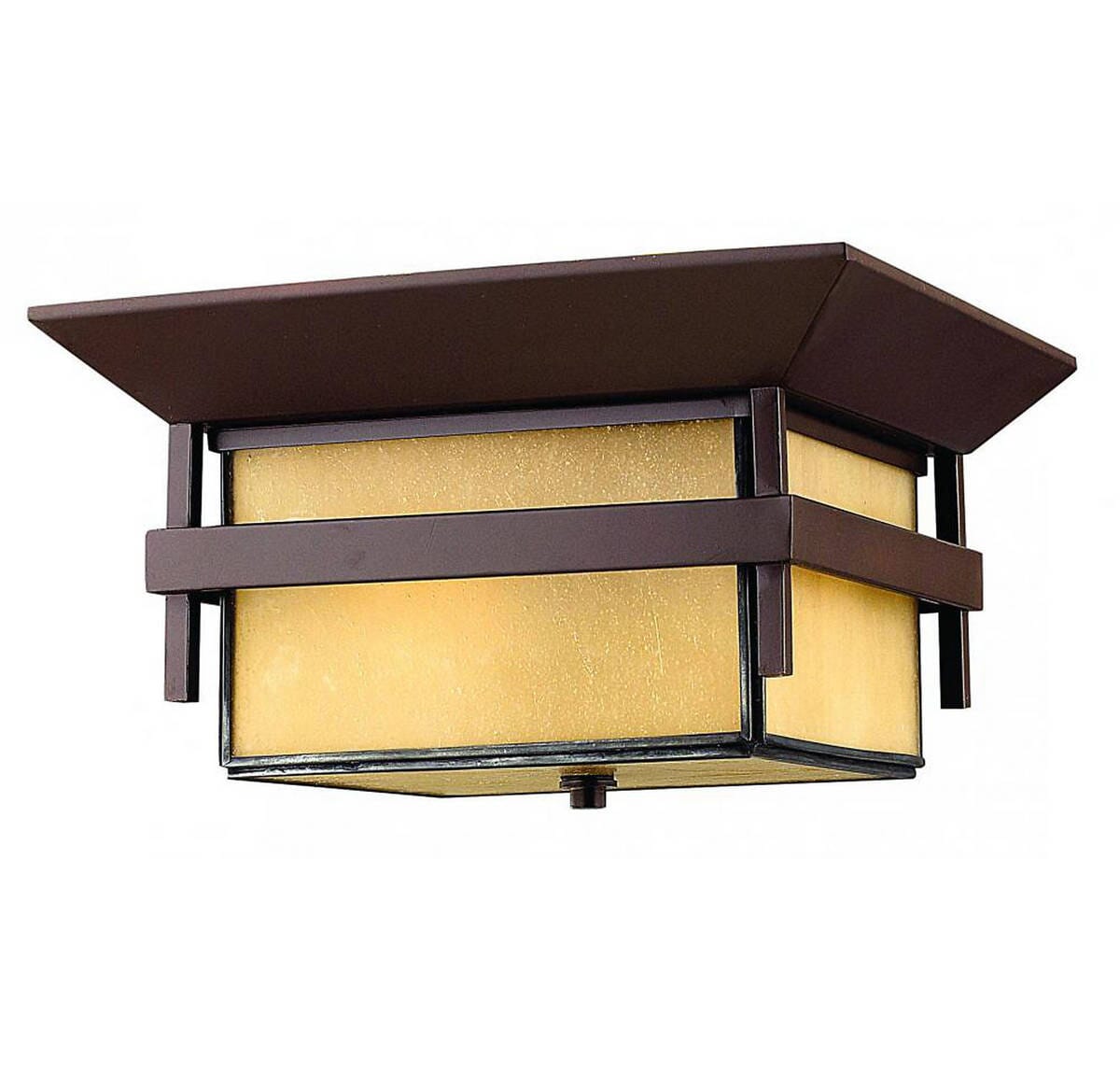 Hinkley Harbor LED Outdoor Ceiling Light in Anchor Bronze