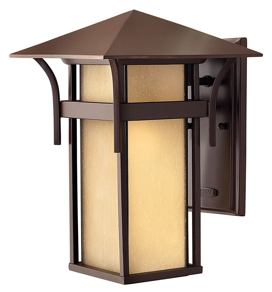 Hinkley Harbor 1-Light LED Outdoor Medium Wall Mount in Anchor Bronze