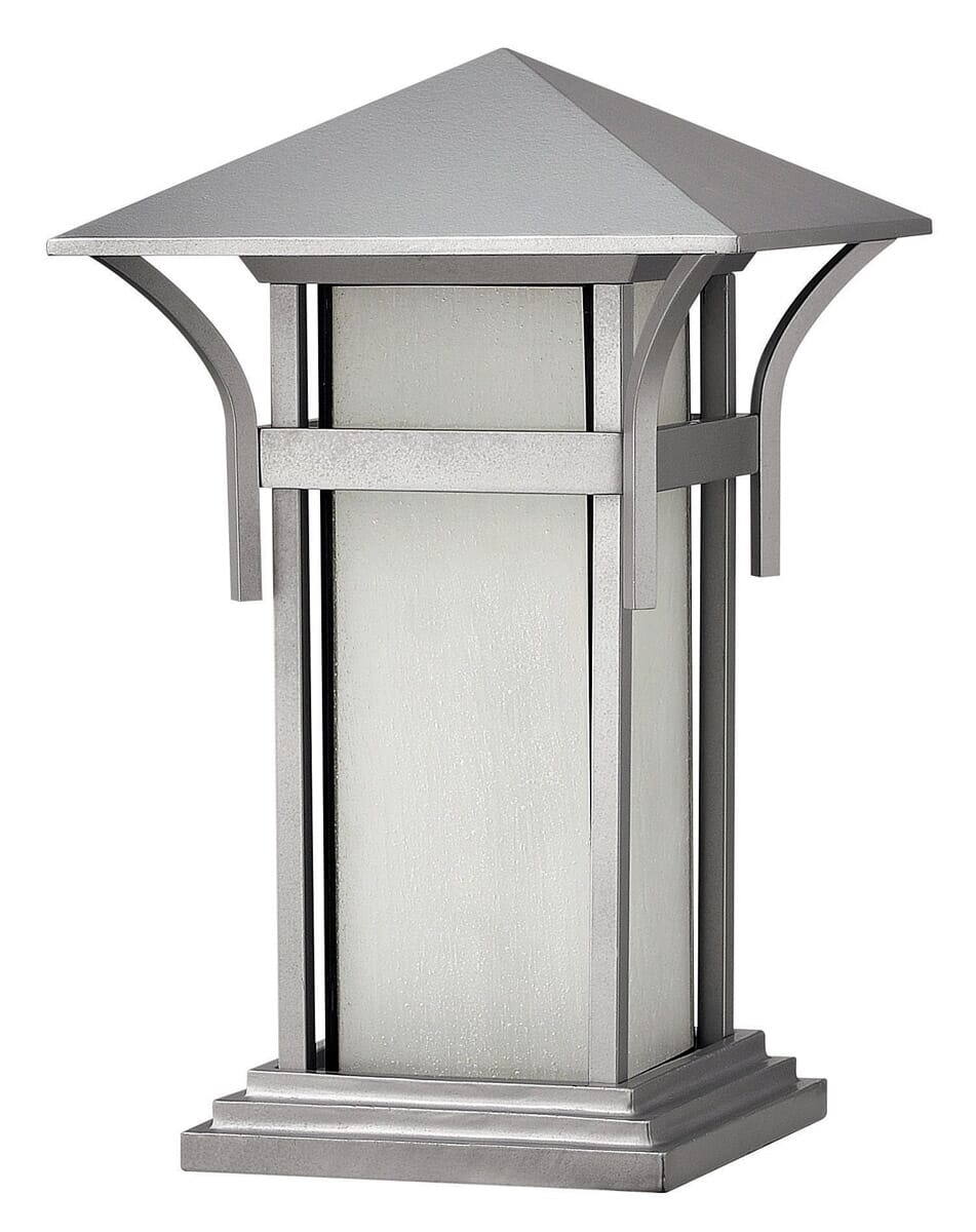 Hinkley Harbor 1-Light Outdoor Pier Mount in Titanium