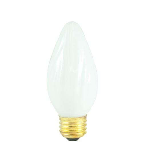 Bulbrite Incandescent F15 Medium 25W Dimmable Light Bulb in White - 25pack