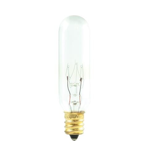 Bulbrite Incandescent T6 Candelabra 25W Dimmable Light Bulb in Clear - 25pack