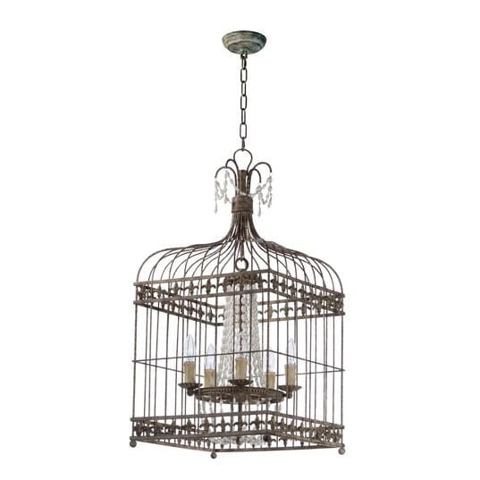 Maxim Lighting Gisele 5-Light 5-Light Chandelier in Antique Terra