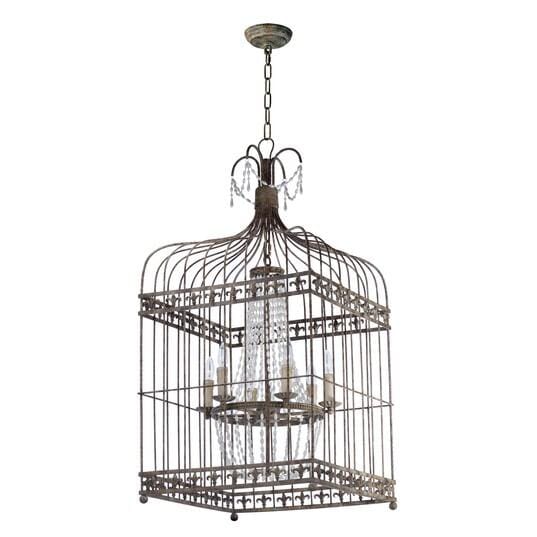 Maxim Lighting Gisele 6-Light 6-Light Chandelier in Antique Terra