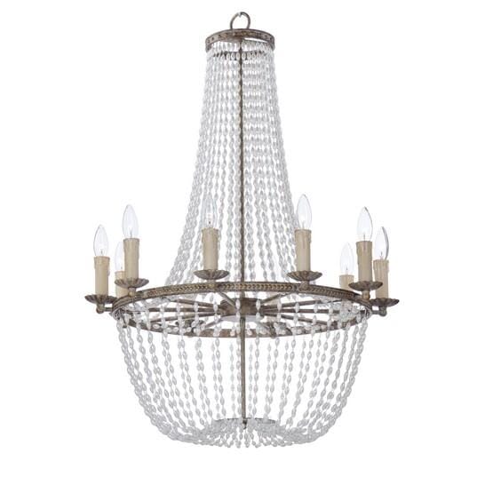 Maxim Lighting Gisele 10-Light 10-Light Chandelier in Antique Terra