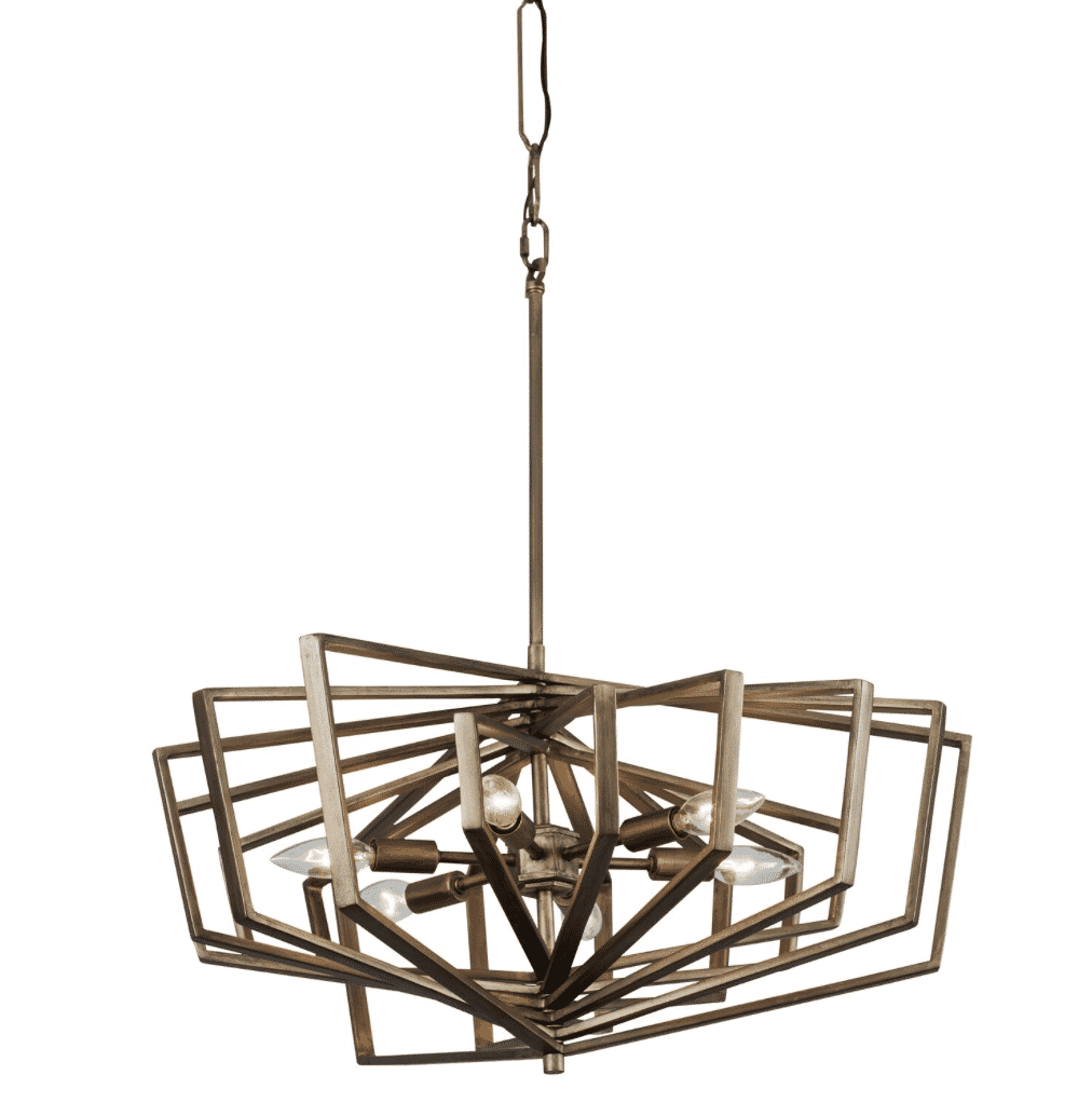 Varaluz Gymnast 6-Light Pendant Light in Havana Gold