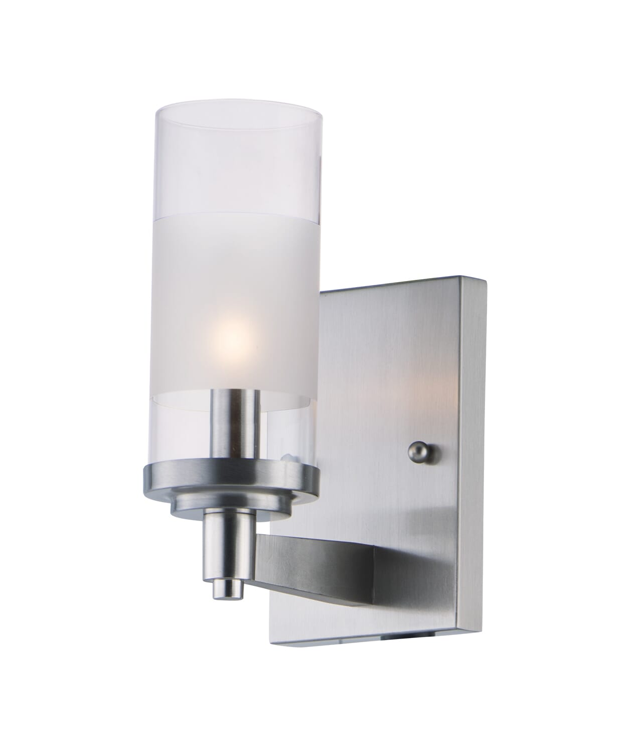 Maxim Crescendo Wall Sconce in Satin Nickel