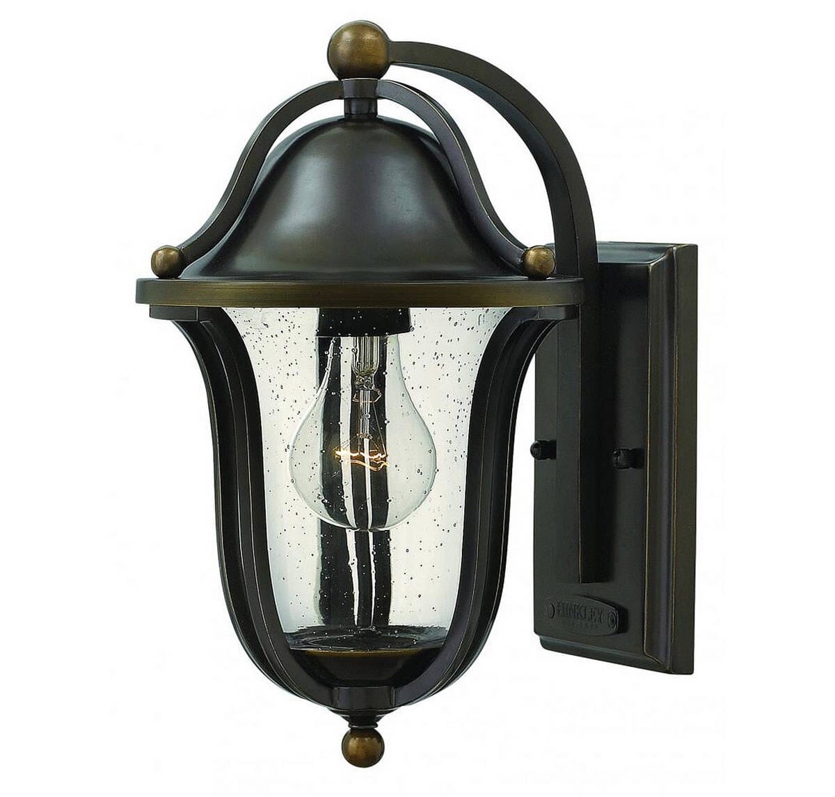 Hinkley Bolla 1-Light Outdoor Small Wall Mount in Olde Bronze