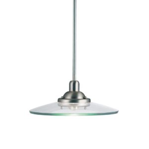 Kichler Galaxie 1-Light 14" Pendant in Brushed Nickel