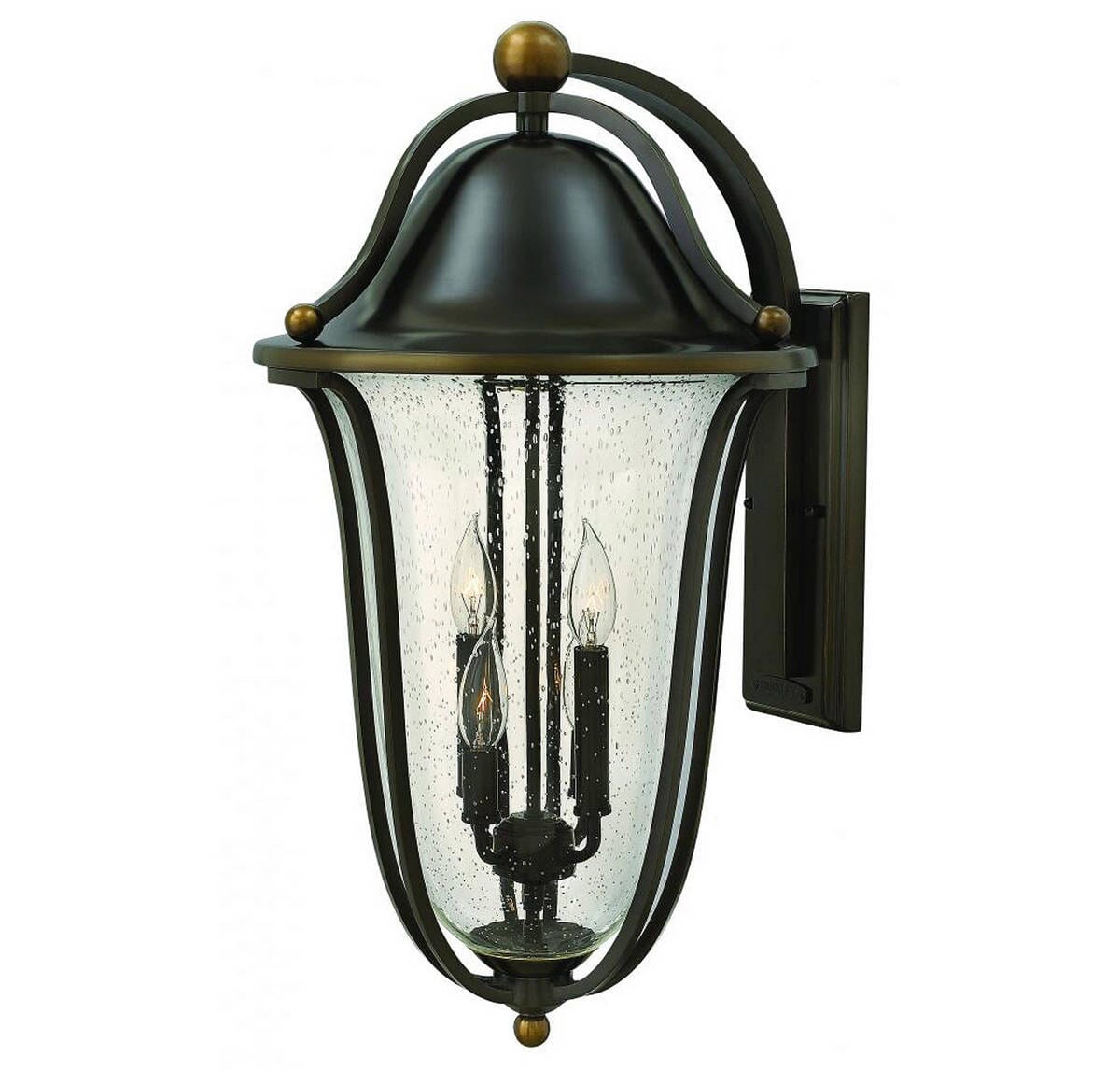 Hinkley Bolla 4-Light Outdoor Extra Large Wall Mount in Olde Bronze