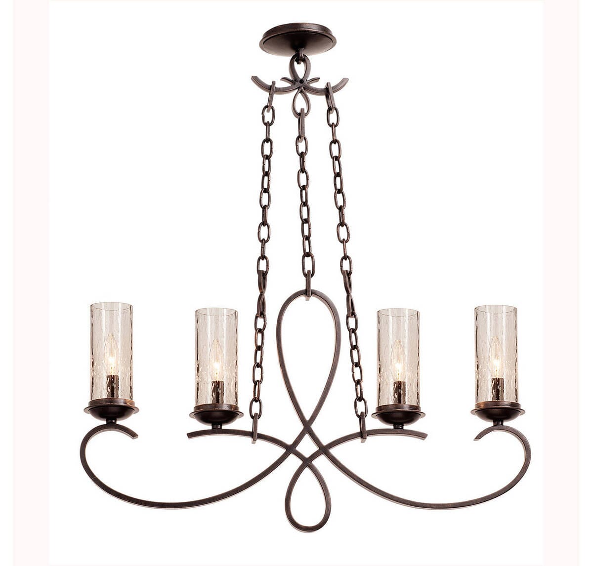 Kalco Grayson 4-Light Island in Heirloom Bronze