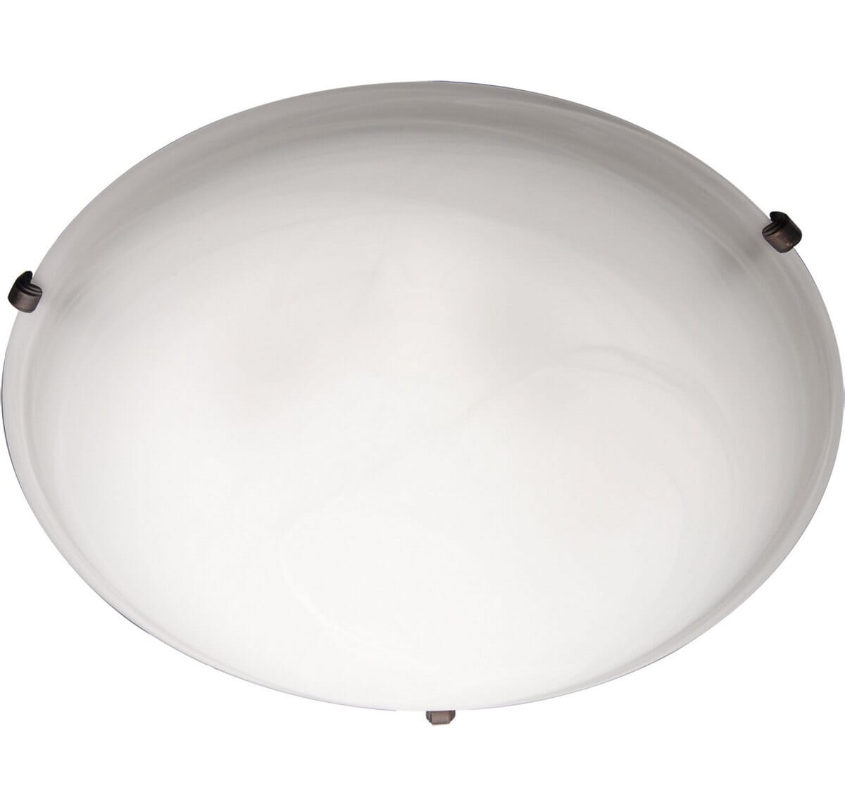 Maxim Lighting Malaga 12.5" 2-Light Marble Glass Flush Mount in Bronze