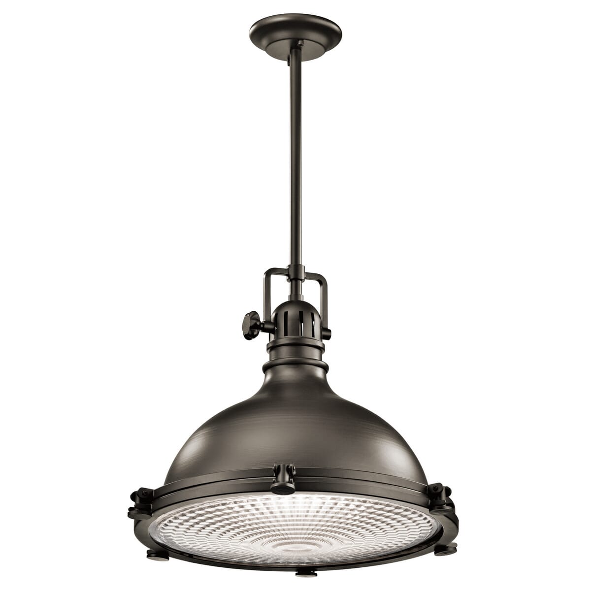 Kichler Hatteras Bay 1-Light Pendant in Olde Bronze