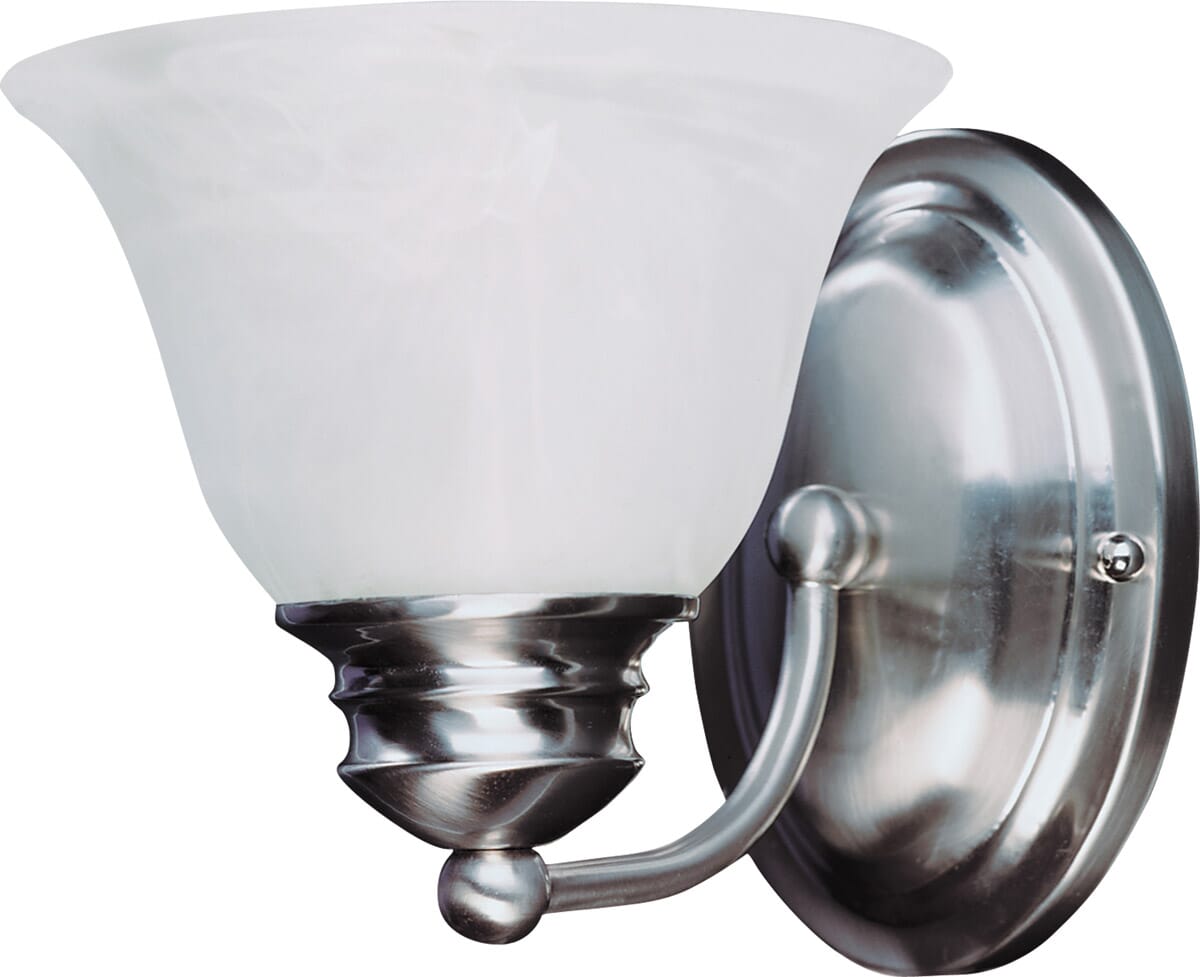 Maxim Lighting Malibu Wall Sconce, Satin Nickel