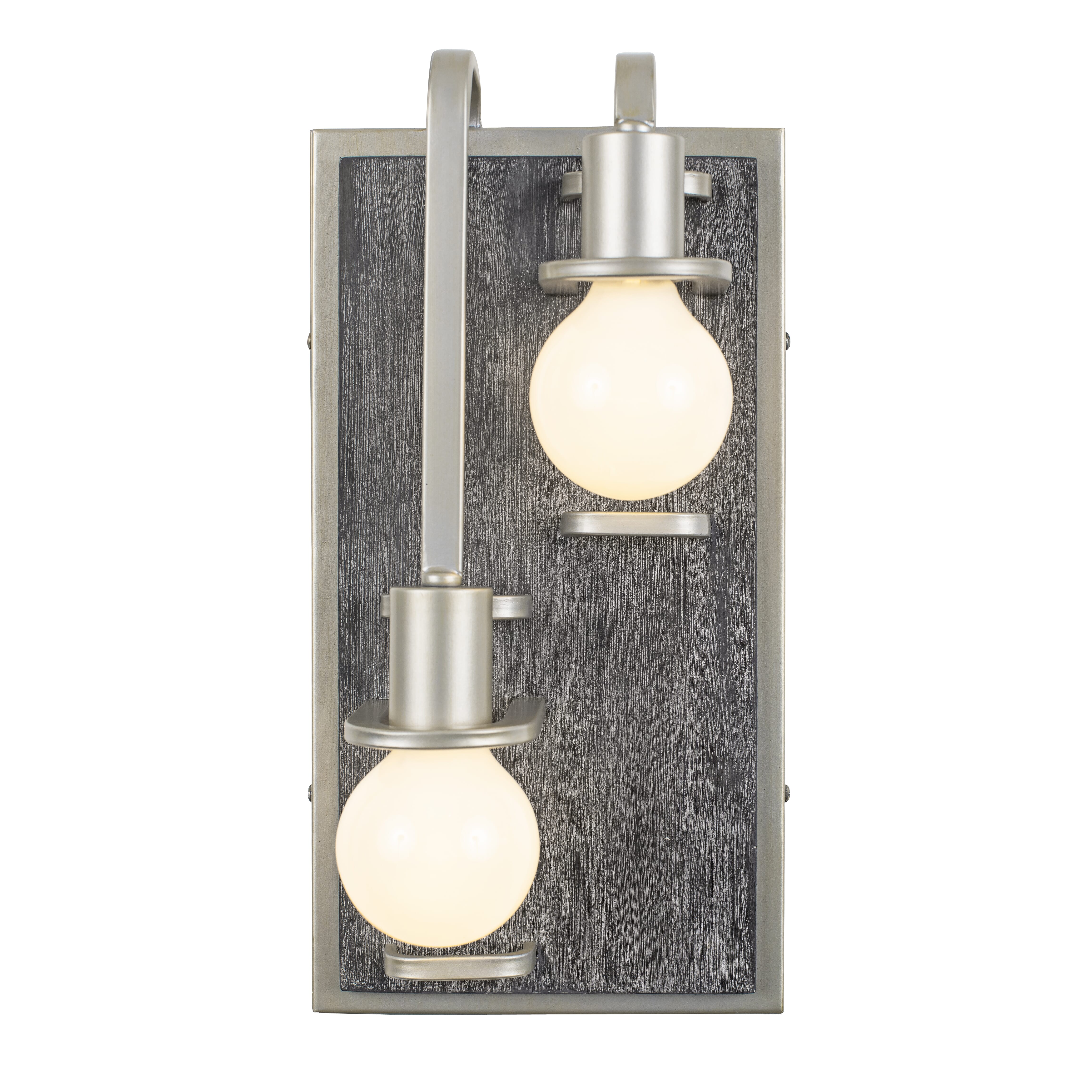 Varaluz Lofty 2-Light 16" Wall Sconce in Steel and Gray Marine Grade