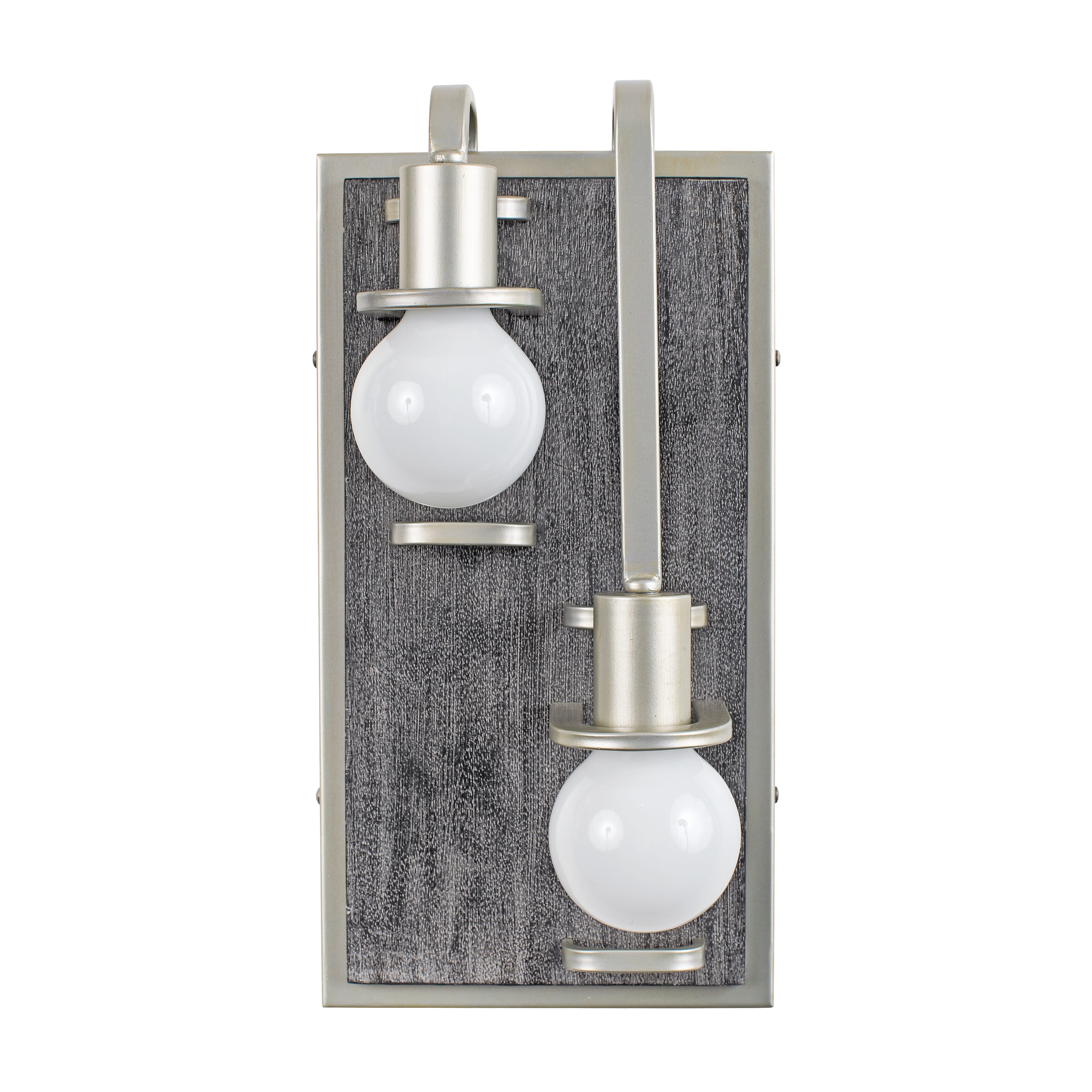 Varaluz Lofty 2-Light 16" Wall Sconce in Steel and Gray Marine Grade