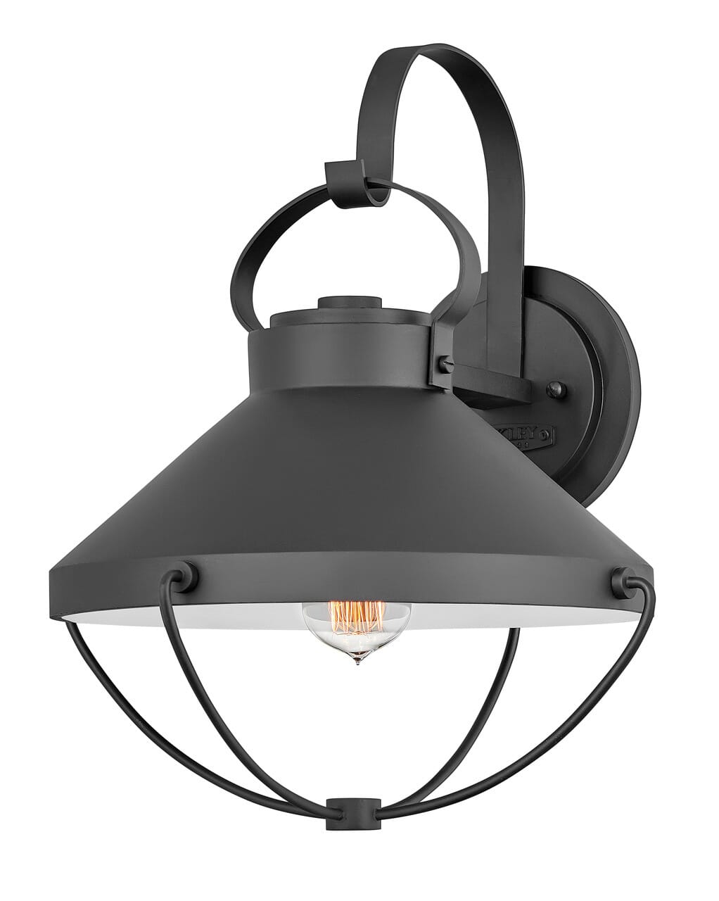 Hinkley Crew 17" Outdoor Wall Light in Black