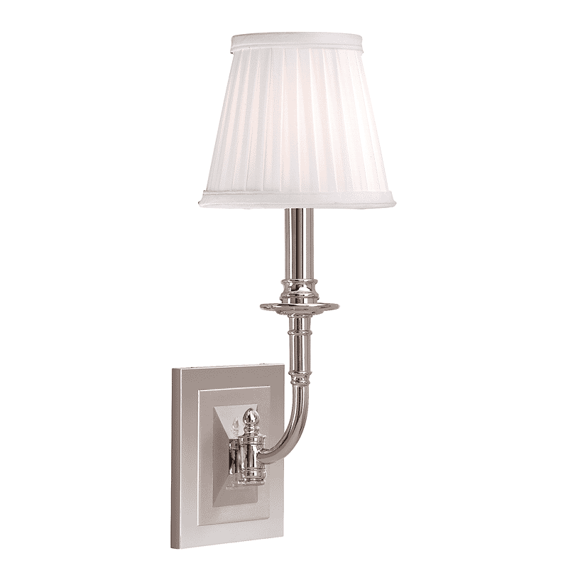 Hudson Valley Lombard 16" Wall Sconce in Polished Nickel