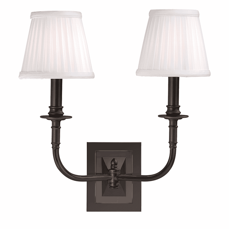 Hudson Valley Lombard 2-Light 16" Wall Sconce in Old Bronze