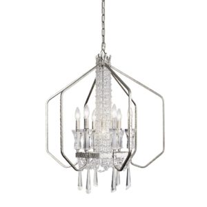 Varaluz Barcelona 7-Light Pendant Light in Transcent Silver