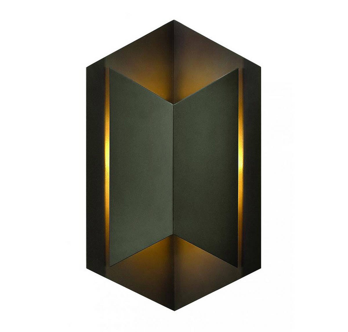 Hinkley Lex 1-Light LED Outdoor Medium Wall Mount in Bronze