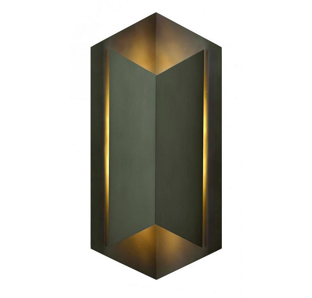 Hinkley Lex 1-Light LED Outdoor Large Wall Mount in Bronze