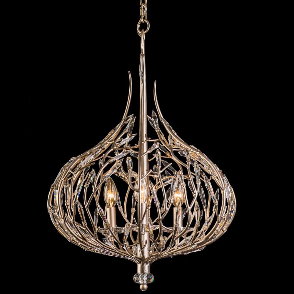 Varaluz Bask 3-Light Pendant Light in Gold Dust