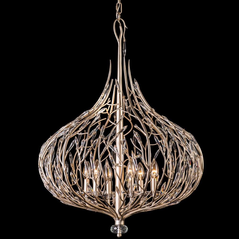 Varaluz Bask 6-Light Pendant Light in Gold Dust