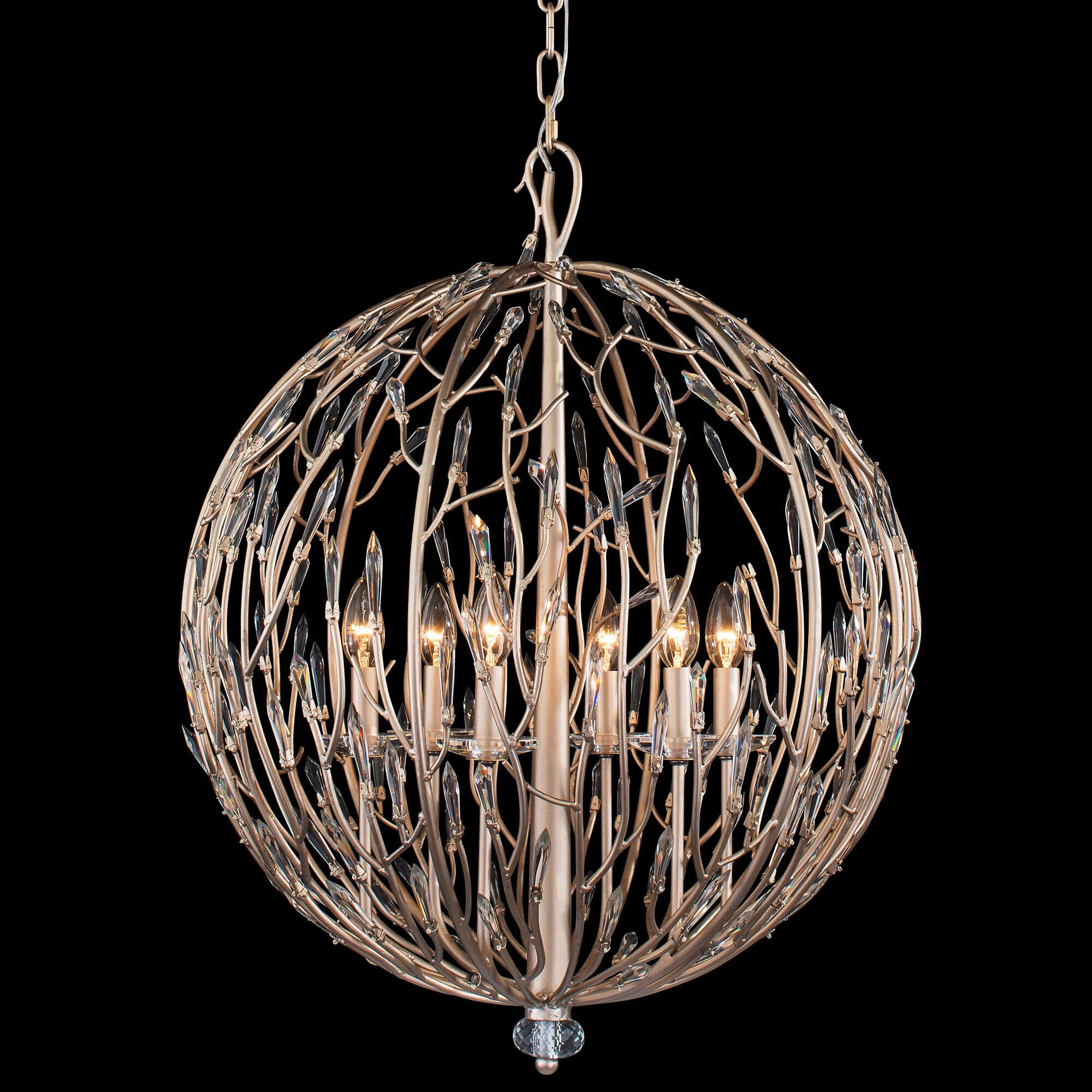 Varaluz Bask 6-Light Pendant Light in Gold Dust