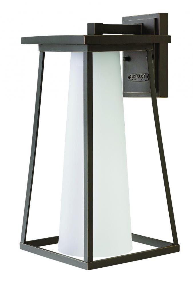 Hinkley Burke 1-Light Outdoor Large Wall Mount in Oil Rubbed Bronze