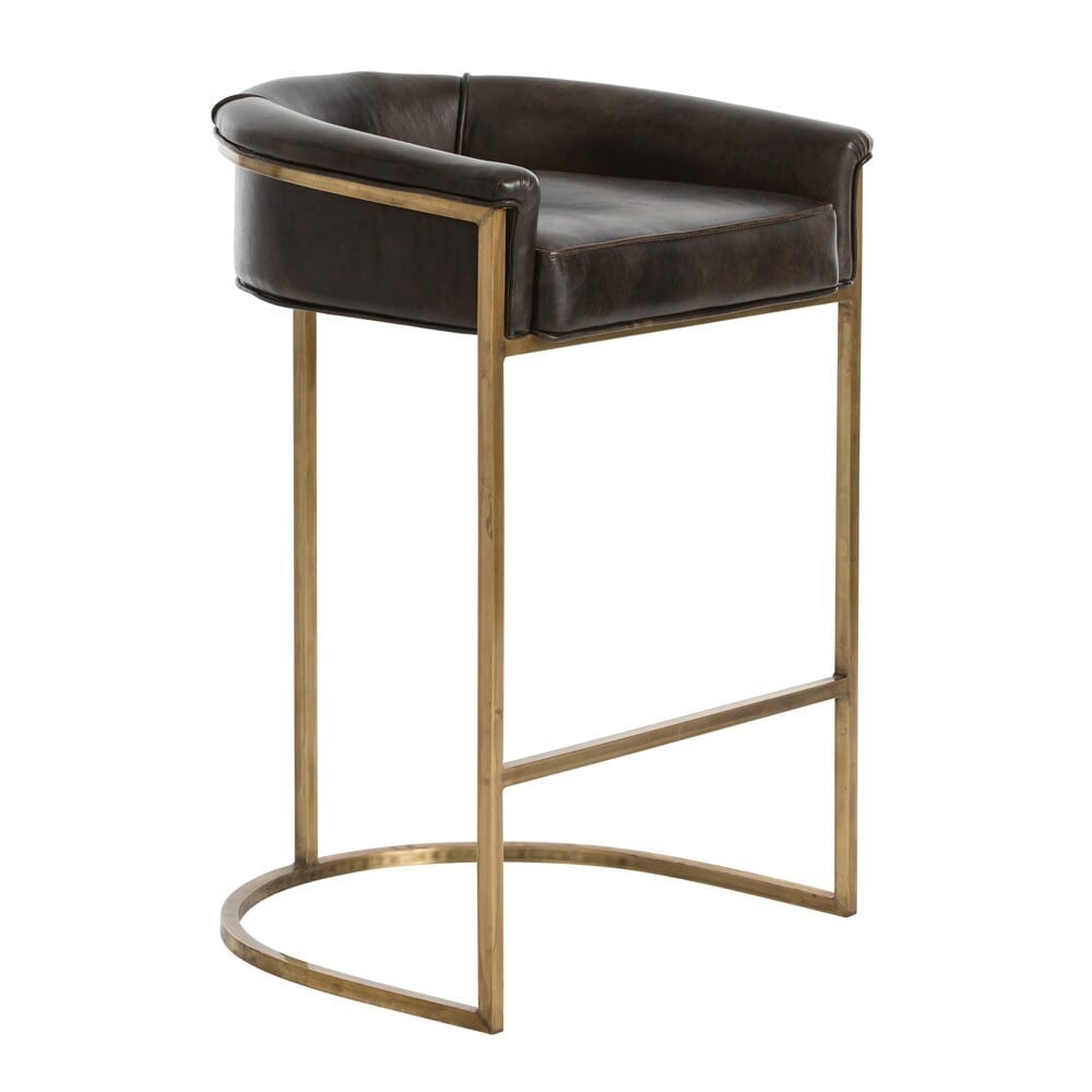 Arteriors Calvin 35" Bar Stool in Brindle