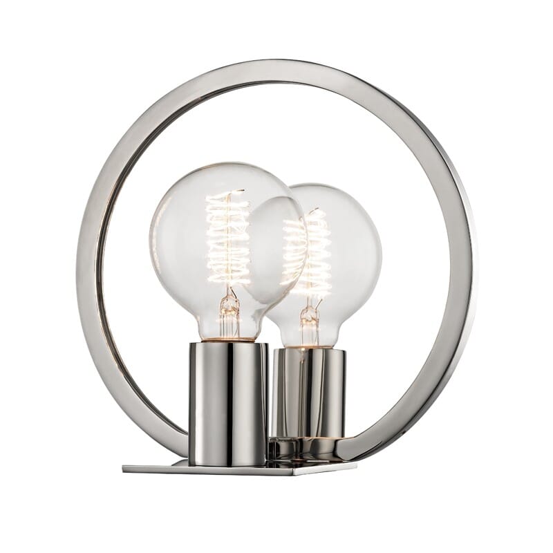 Hudson Valley Falkner 8" Wall Sconce in Polished Nickel