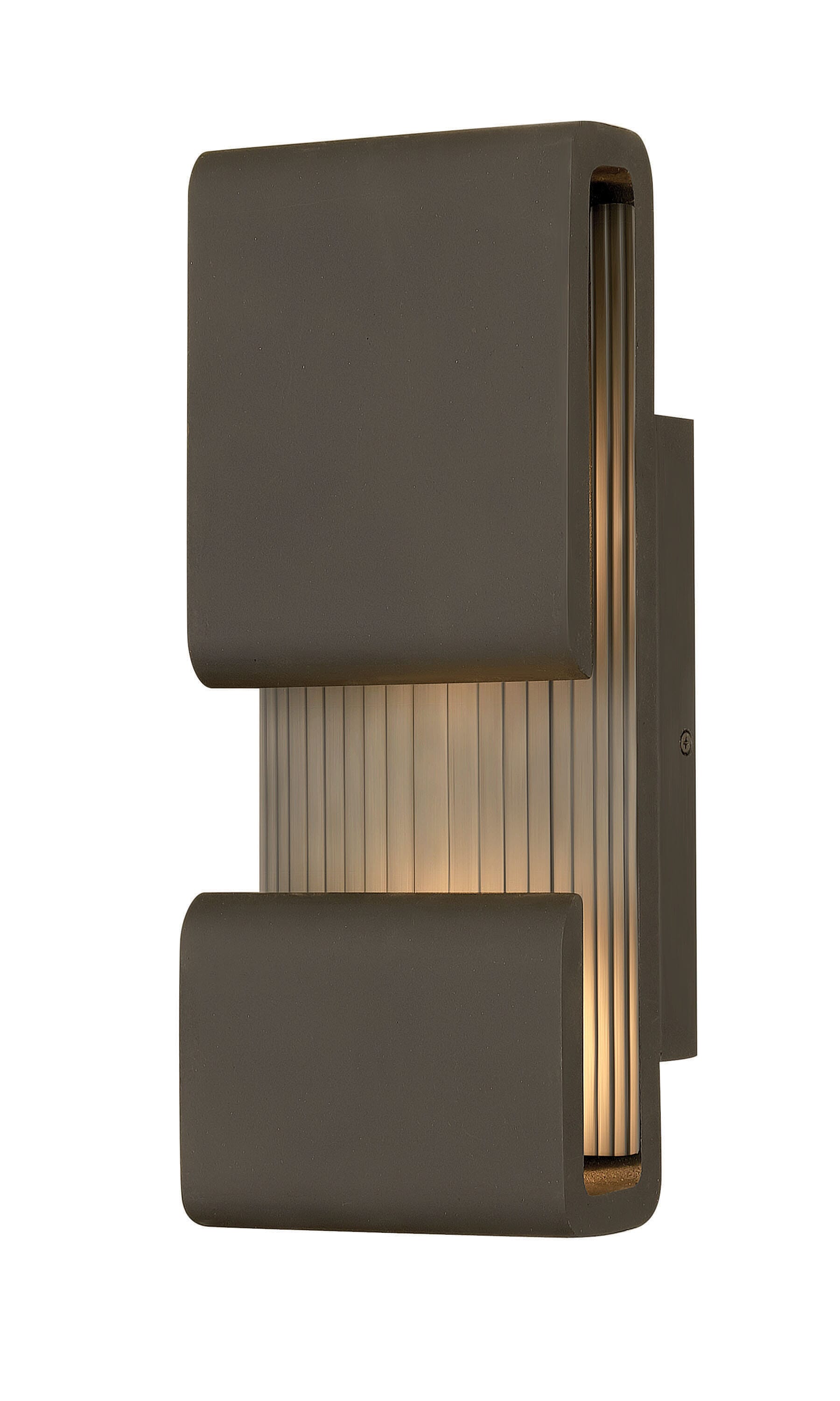 Hinkley Contour LED 15" Outdoor Wall Light in Oil Rubbed Bronze