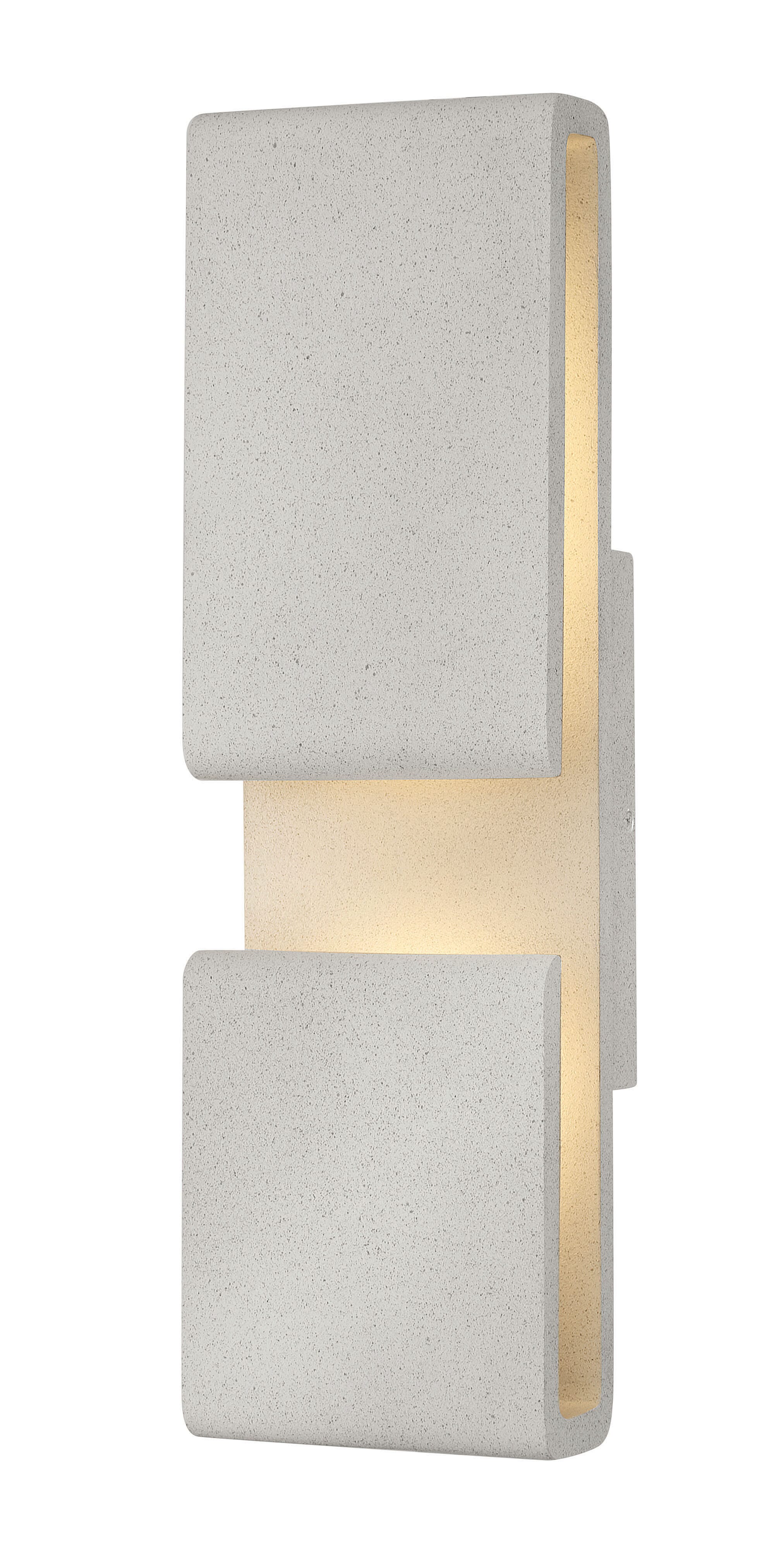 Hinkley Contour LED 22" Outdoor Wall Light in Cement Gray