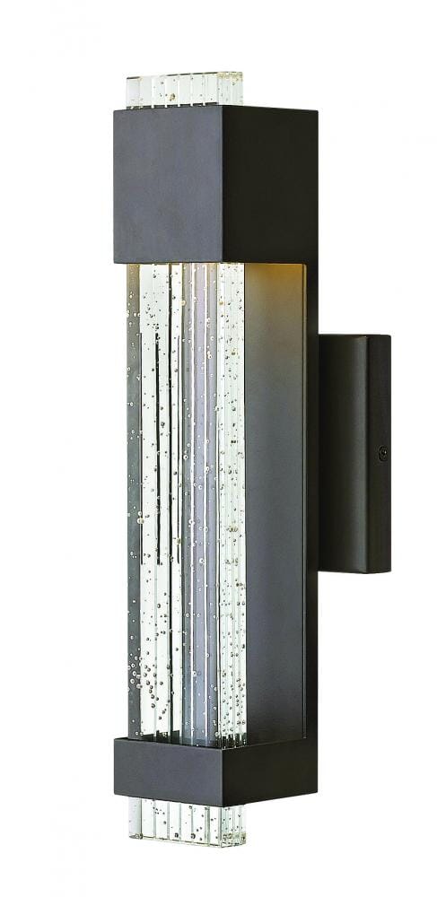 Hinkley Glacier 1-Light LED Outdoor Small Wall Mount in Bronze