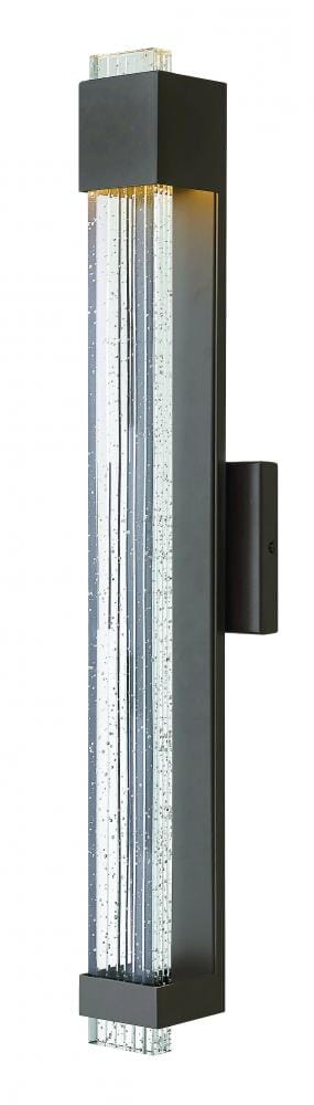 Hinkley Glacier 1-Light LED Outdoor Large Wall Mount in Bronze