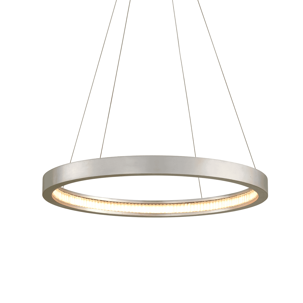 Corbett Jasmine 24" Pendant Light in Silver Leaf