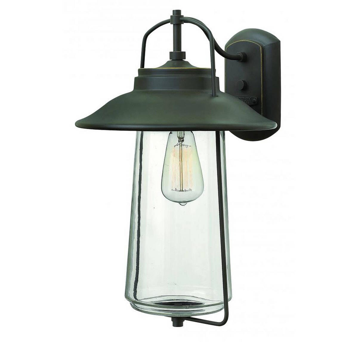 Hinkley Belden Place 1-Light Outdoor Large Wall Mount in Oil Rubbed Bronze