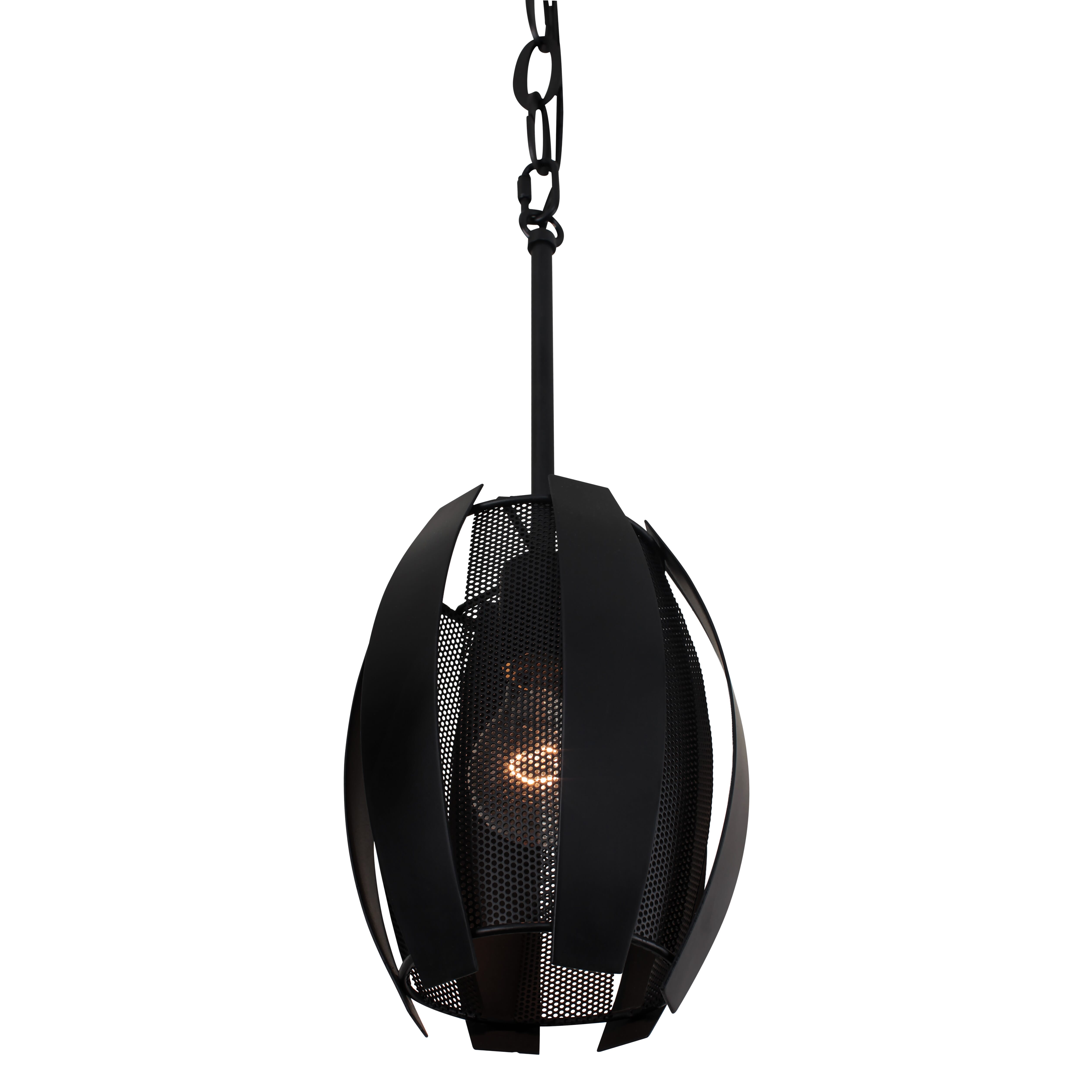 Varaluz Sawyers Bar Mini Pendant in Black