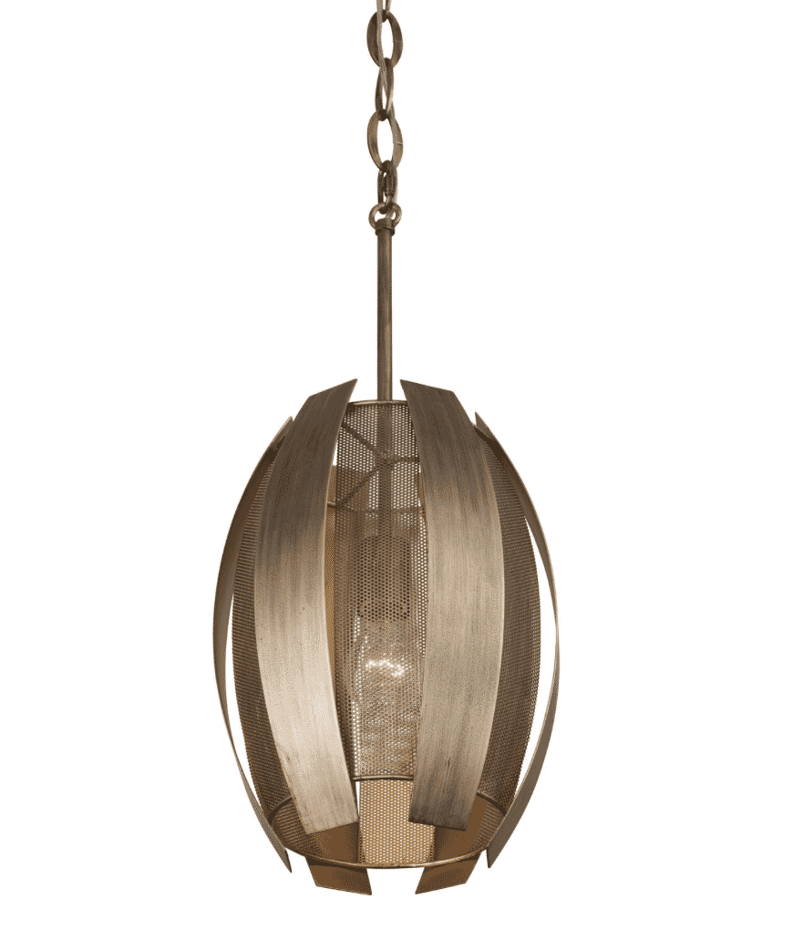 Varaluz Sawyers Bar Pendant Light in Havana Gold