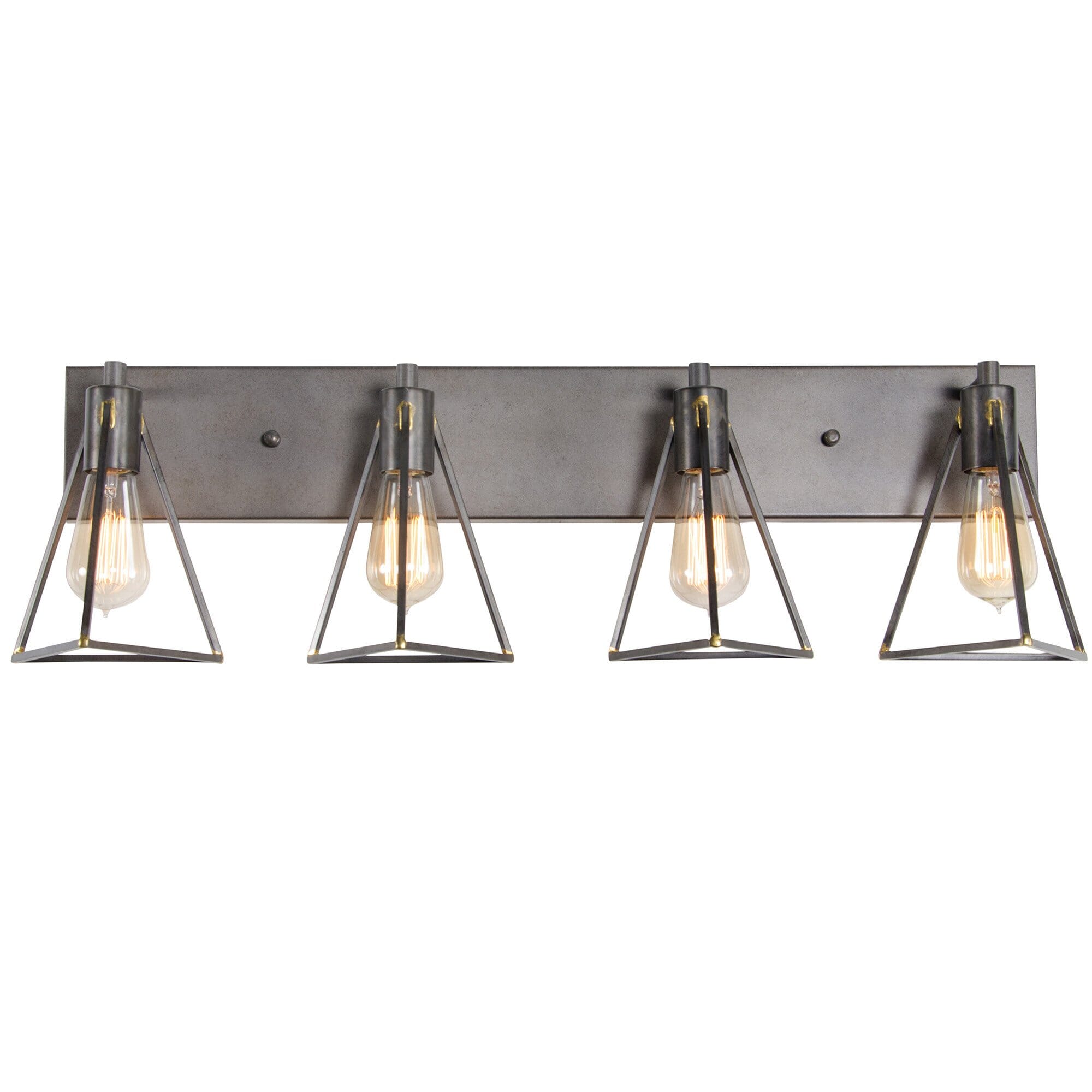 Varaluz Trini 4-Light 9" Bathroom Vanity Light in Gunsmoke